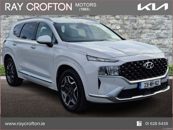 Hyundai Santa Fe SUV, Petrol Plug-in Hybrid, 2023, White
