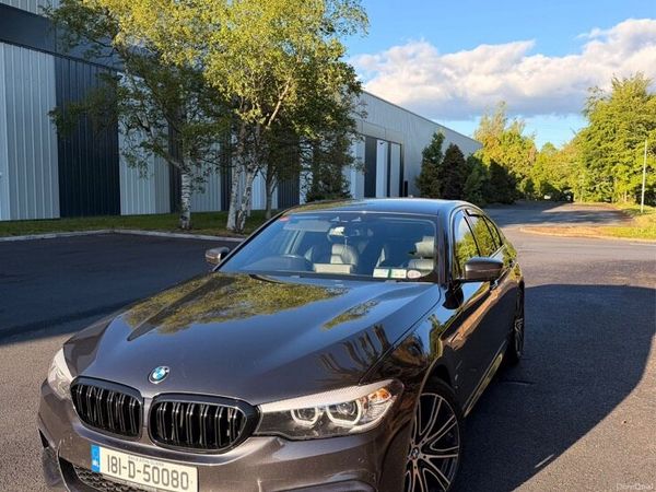 BMW 5-Series Saloon, Petrol Plug-in Hybrid, 2018, Grey