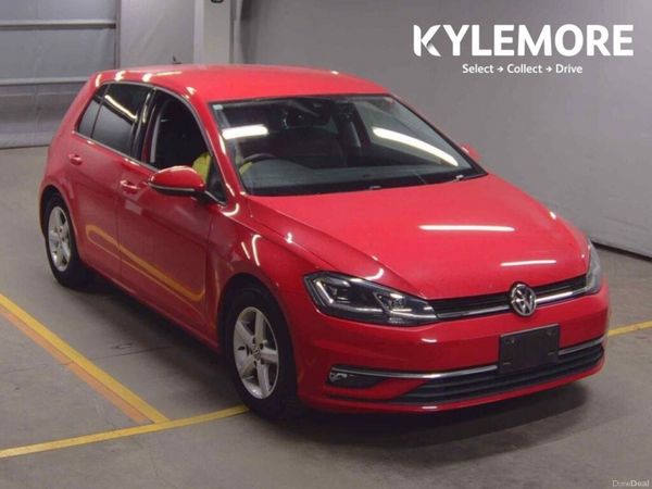 Volkswagen Golf Hatchback, Petrol, 2018, Red