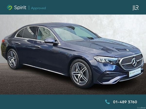 Mercedes-Benz E-Class Saloon, Diesel Hybrid, 2024, Blue