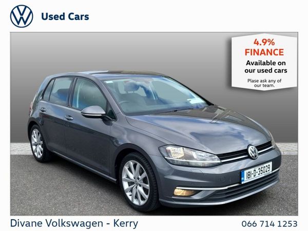 Volkswagen Golf Hatchback, Diesel, 2018, Grey