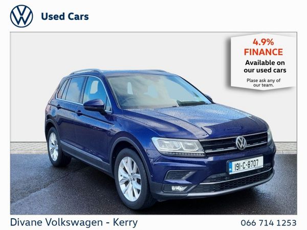 Volkswagen Tiguan SUV, Diesel, 2019, Blue