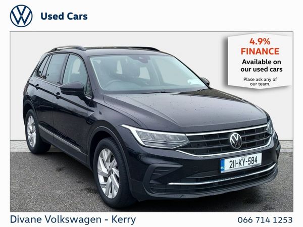 Volkswagen Tiguan SUV, Diesel, 2021, Black