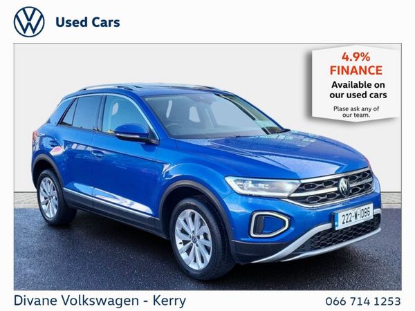 Volkswagen T-Roc SUV, Petrol, 2022, Blue