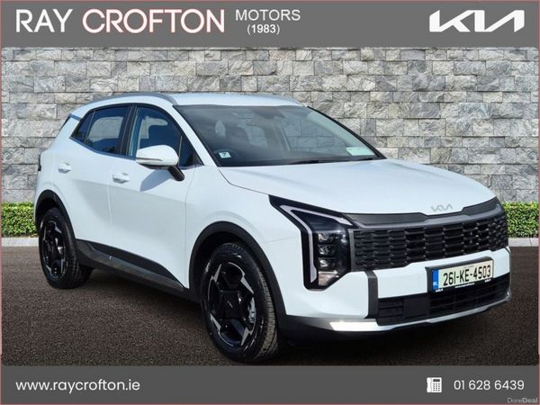 Kia Sportage SUV, Petrol Hybrid, 2026, White