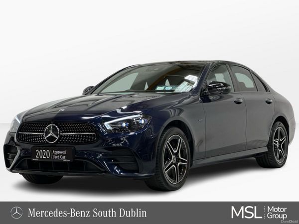 Mercedes-Benz E-Class Saloon, Petrol Plug-in Hybrid, 2020, Blue