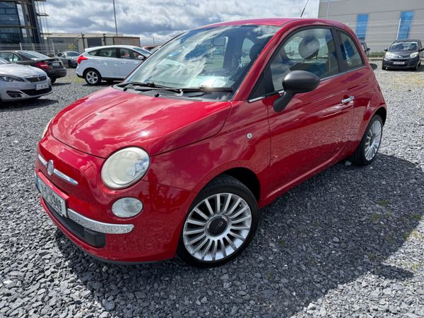 Fiat 500 Hatchback, Petrol, 2011, Red
