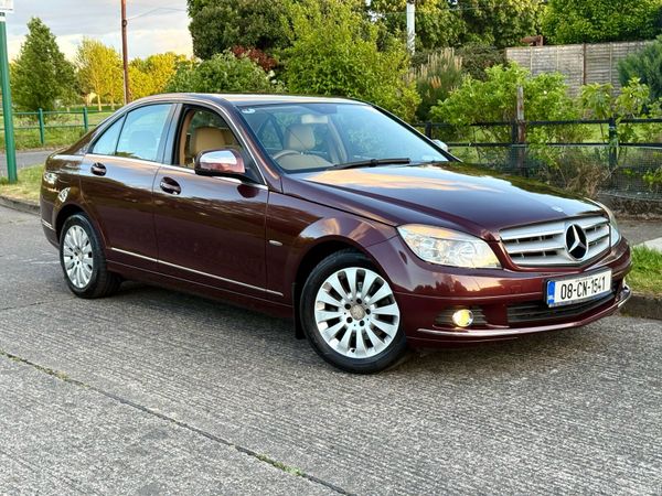 Mercedes-Benz C-Class Saloon, Petrol, 2008, Red