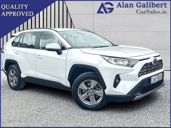 Toyota RAV4 SUV, Petrol Hybrid, 2024, White