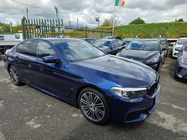 BMW 5-Series Saloon, Petrol Plug-in Hybrid, 2018, Blue