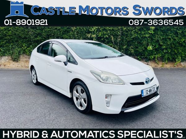 Toyota Prius Hatchback, Petrol Hybrid, 2012, White