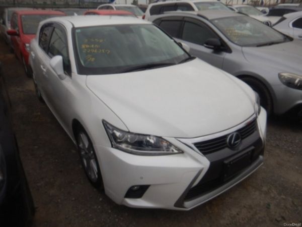 Lexus CT Saloon, Petrol Hybrid, 2016, White