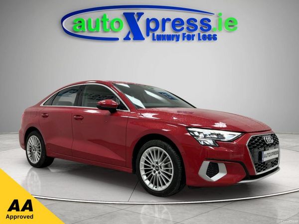 Audi A3 Saloon, Petrol Hybrid, 2023, Red
