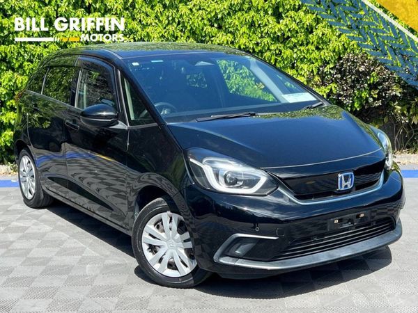 Honda Fit Hatchback, Petrol Hybrid, 2021, Black