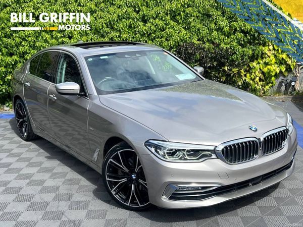 BMW 5-Series Saloon, Diesel, 2018, Gold