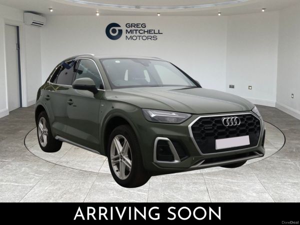 Audi Q5 SUV, Petrol Hybrid, 2024, Green