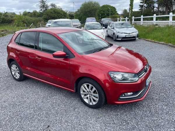 Volkswagen Polo Hatchback, Petrol, 2016, Red
