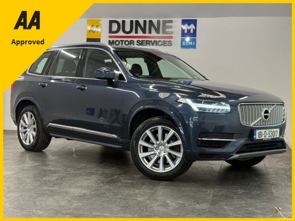 Volvo XC90 MPV, Petrol Plug-in Hybrid, 2018, Blue