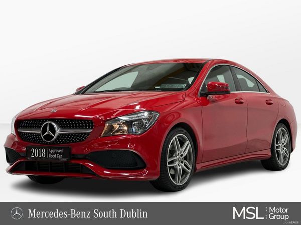 Mercedes-Benz CLA Saloon, Petrol, 2018, Red