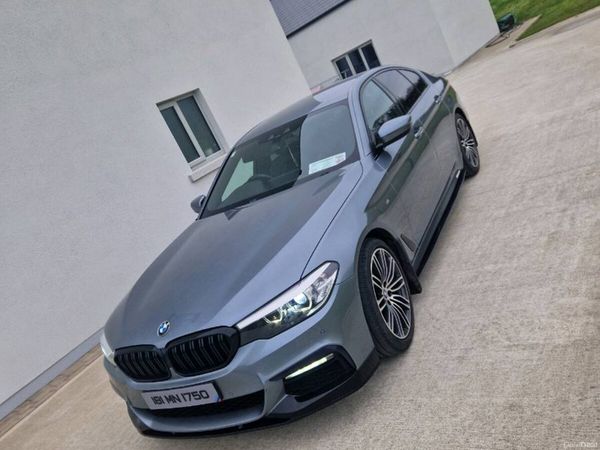 BMW 5-Series Saloon, Diesel, 2018, Blue