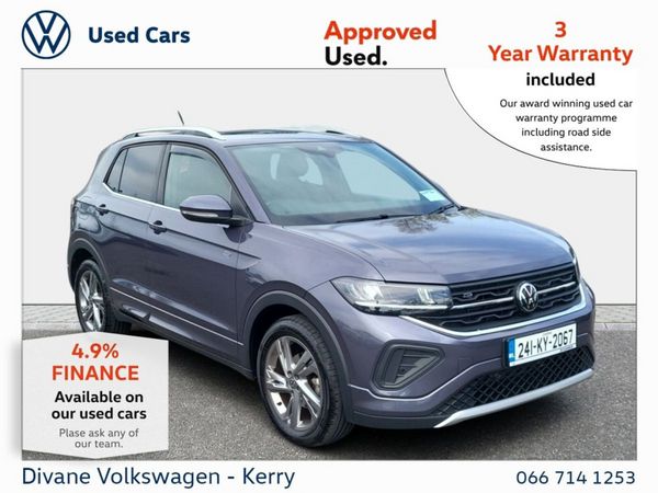 Volkswagen T-Cross SUV, Petrol, 2024, Grey