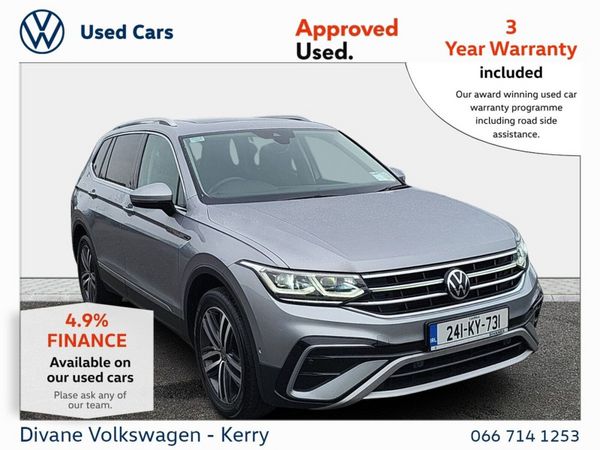 Volkswagen Tiguan Allspace SUV, Diesel, 2024, Silver
