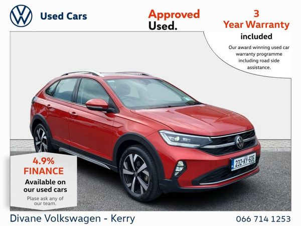 Volkswagen Taigo SUV, Petrol, 2023, Red