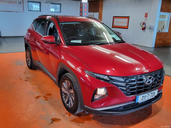 Hyundai Tucson SUV, Petrol Hybrid, 2021, Red