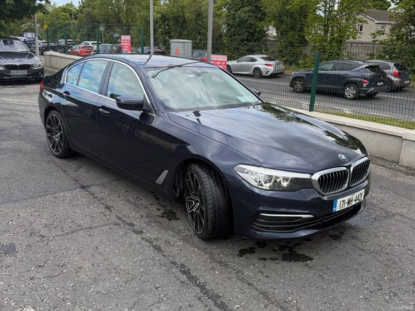 BMW 5-Series Saloon, Diesel, 2017, Blue