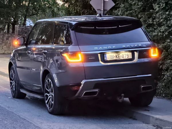 Land Rover Range Rover Sport SUV, Diesel, 2018, Blue