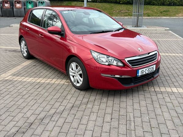 Peugeot 308 Hatchback, Diesel, 2015, Red