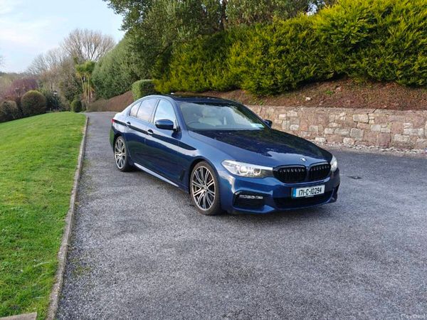 BMW 5-Series Saloon, Diesel, 2017, Blue