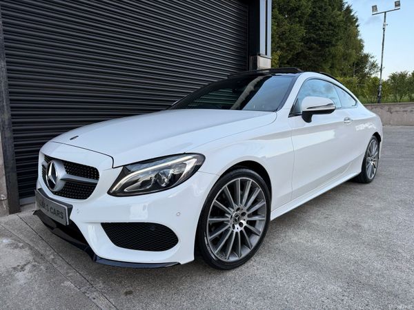 Mercedes-Benz C-Class Coupe, Diesel, 2018, White
