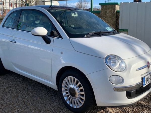 Fiat 500 Hatchback, Petrol, 2014, White
