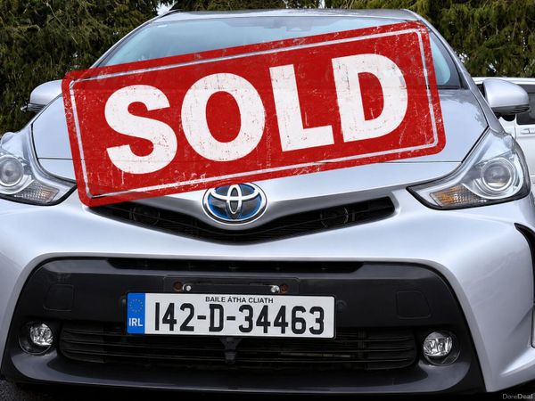 Toyota Prius MPV, Petrol Hybrid, 2014, Silver