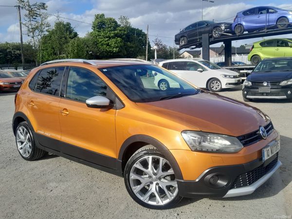 Volkswagen Polo Hatchback, Petrol, 2015, Orange