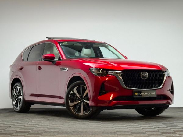 Mazda CX-60 SUV, Petrol Plug-in Hybrid, 2022, Red