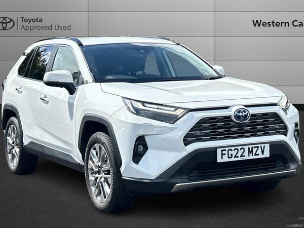 Toyota RAV4 SUV, Petrol Hybrid, 2022, White