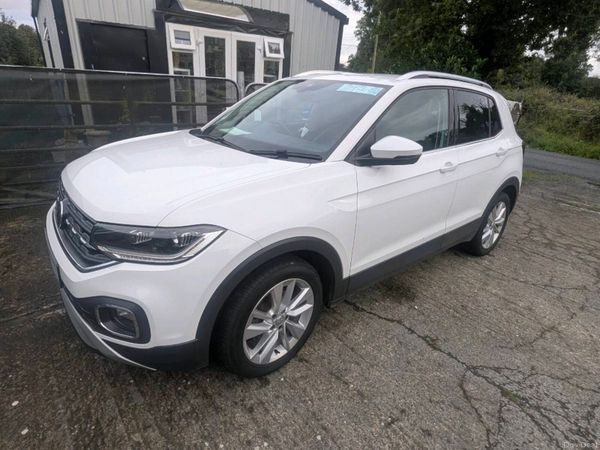 Volkswagen T-Cross Estate/Jeep, Petrol, 2019, White