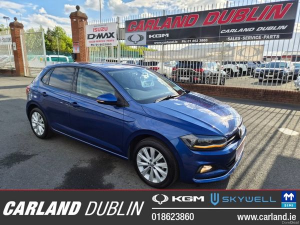 Volkswagen Polo Hatchback, Petrol, 2019, Blue