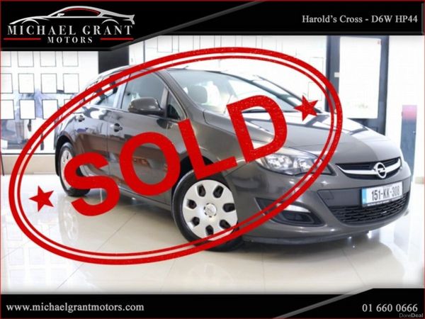 Opel Astra Hatchback, Petrol, 2015, Grey