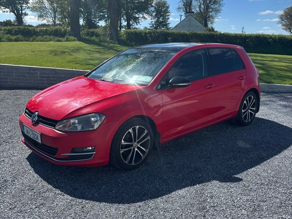 Volkswagen Golf Hatchback, Diesel, 2014, Red