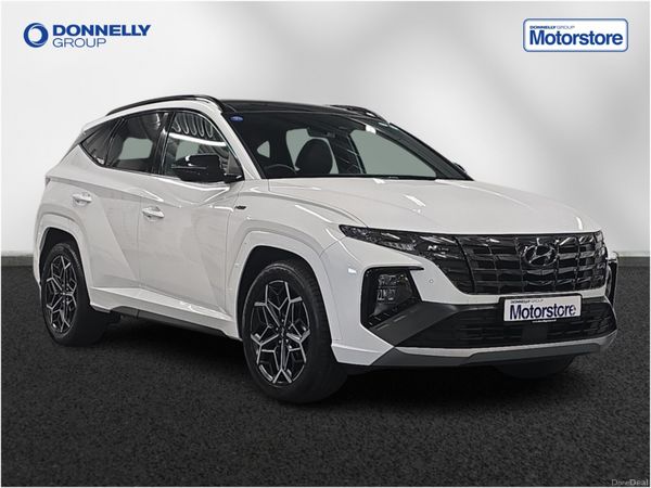 Hyundai Tucson Estate, Petrol Hybrid, 2023, White