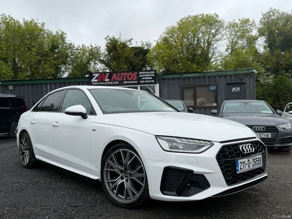 Audi A4 Saloon, Diesel, 2021, White