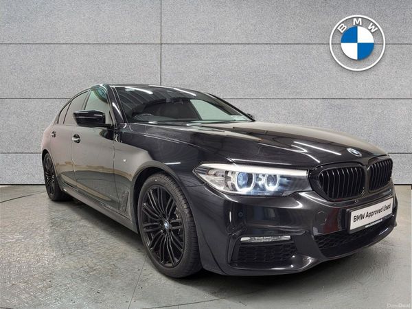BMW 5-Series Saloon, Diesel, 2018, Black