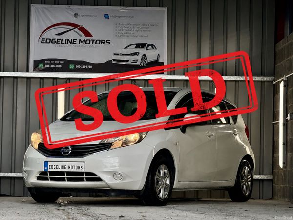 Nissan Note Hatchback, Petrol, 2014, White