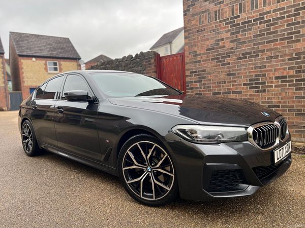 BMW 5-Series Saloon, Diesel Hybrid, 2021, Grey