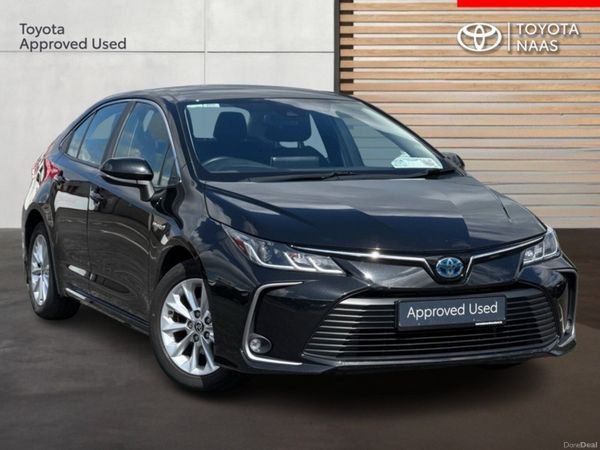 Toyota Corolla Saloon, Petrol Hybrid, 2021, Black