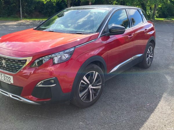 Peugeot 3008 Hatchback, Diesel, 2018, Red