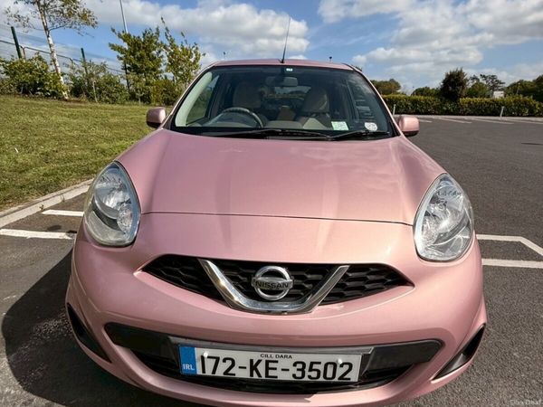 Nissan March Hatchback, Petrol, 2017, Pink